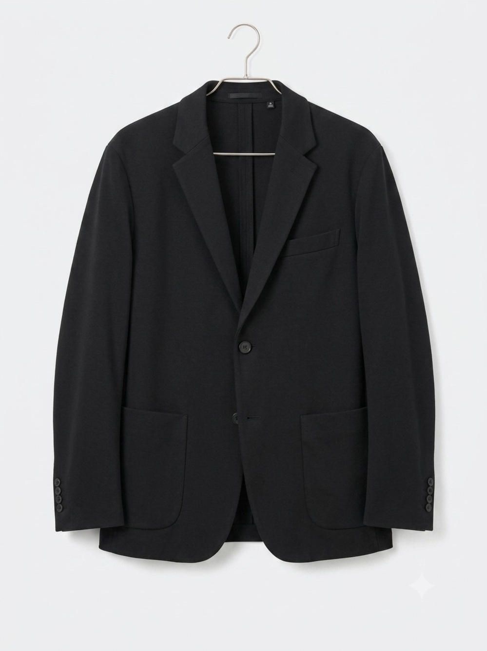 Uniqlo Men’s Black Jersey Blazer – Size M – Excellent Condition